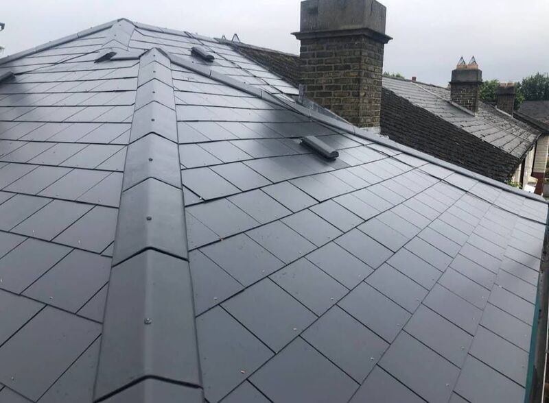 Professional roof leak repair completed by Johnson's Roofing in Rochdale, Manchester area - High quality epdm rubber installation