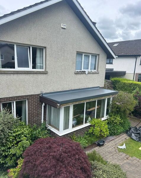Professional soffit installation completed by Johnson's Roofing in Salford, Manchester area - High quality clay tiles installation