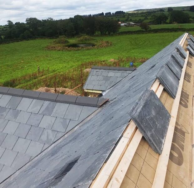 Professional emergency roof repair completed by Johnson's Roofing in Rochdale, Manchester area - High quality epdm rubber installation