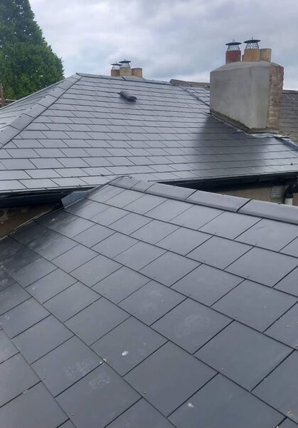 Professional roof cleaning completed by Johnson's Roofing in Tameside, Manchester area - High quality traditional materials installation