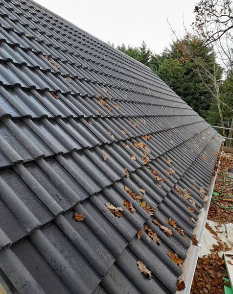 Professional gutter installation completed by Johnson's Roofing in Manchester, Manchester area - High quality felt roofing installation