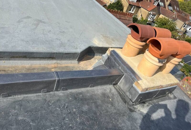 Professional fascia board replacement completed by Johnson's Roofing in Bury, Manchester area - High quality natural welsh slate installation