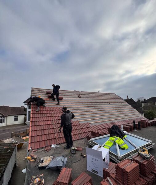 Professional complete roof renovation completed by Johnson's Roofing in Chorlton, Manchester area - High quality felt roofing installation