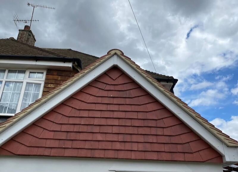 Professional moss removal service completed by Johnson's Roofing in Fallowfield, Manchester area - High quality composite materials installation