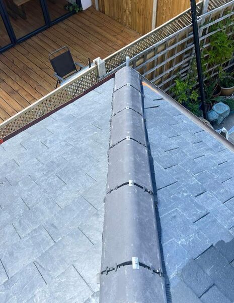 Professional roof leak repair completed by Johnson's Roofing in Rochdale, Manchester area - High quality epdm rubber installation