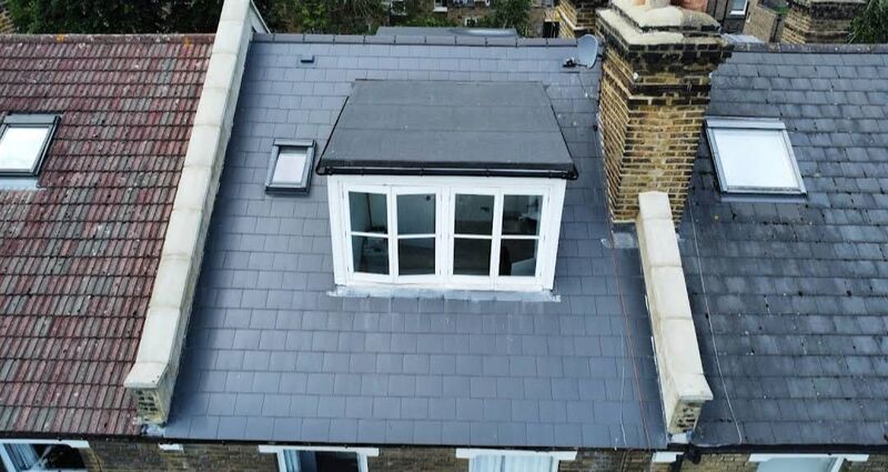 Professional emergency roof repair completed by Johnson's Roofing in Levenshulme, Manchester area - High quality epdm rubber installation